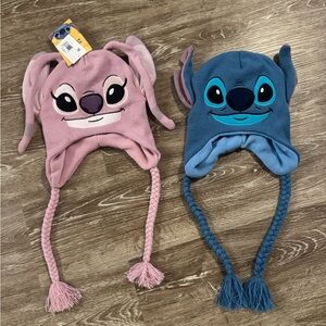 Stitch and Angel beanie bundle